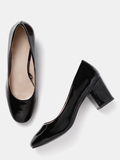 

Mast & Harbour Women Black Solid Pumps