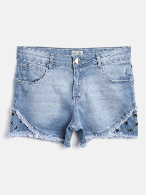 

Gini and Jony Girls Blue Washed Denim Shorts