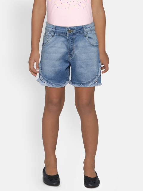 

Gini and Jony Girls Blue Washed Denim Shorts