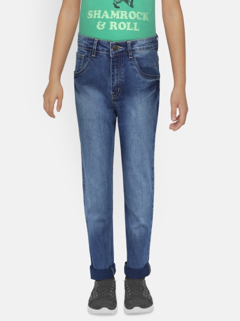 

Gini and Jony Boys Blue Slim Fit Mid-Rise Clean Look Stretchable Jeans