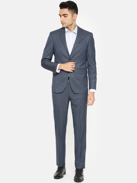 

Louis Philippe Men Blue Formal Suit