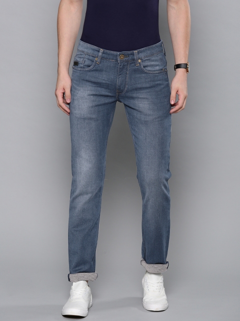 

Louis Philippe Jeans Men Blue MATT Slim Fit Low-Rise Clean Look Stretchable Jeans