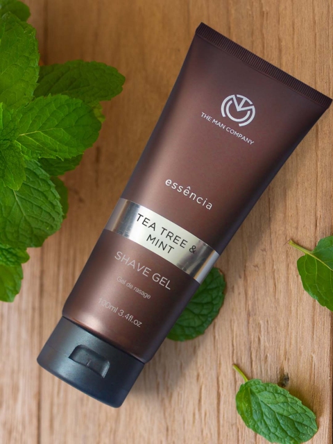

THE MAN COMPANY Essencia Tea Tree and Mint Shaving Gel, Brown