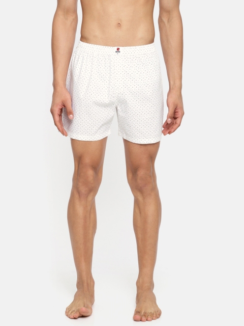

SPYKAR Men White & Black Printed Pure Cotton Boxers SPY/MBX/ON/S1903