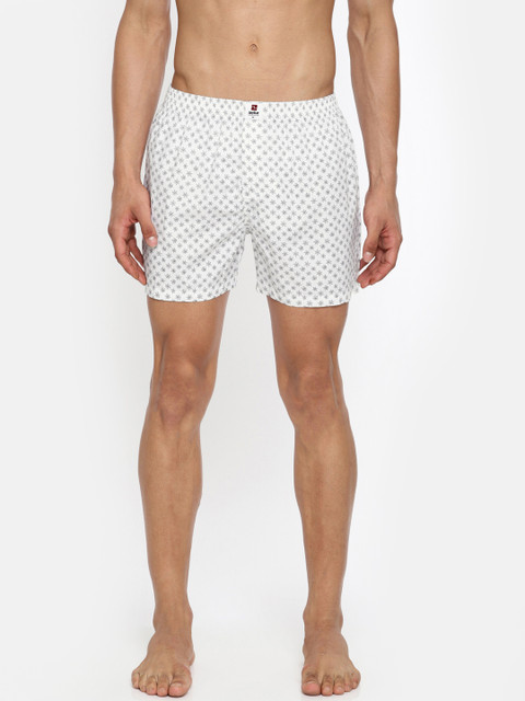 

SPYKAR Men White & Black Printed Pure Cotton Boxers MBX-01AI-012