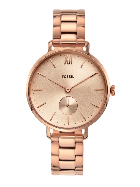 

Fossil Women Rose Gold-Toned Kalya Analogue Watch ES4571