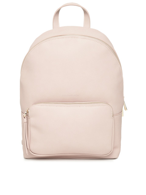 

Forever New Women Pink Solid Backpack
