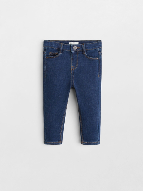 

Mango Kids Girls Navy Blue Regular Fit Mid-Rise Clean Look Stretchable Jeans