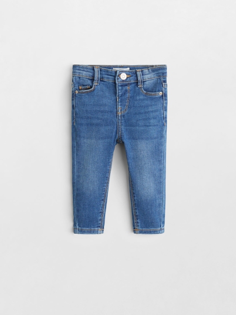 

Mango Kids Girls Blue Regular Fit Mid-Rise Clean Look Stretchable Jeans