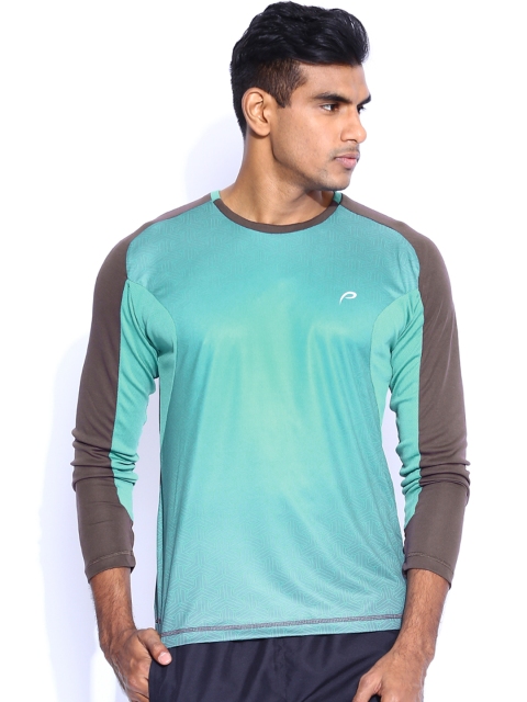 

Proline Active Teal Green Printed T-shirt