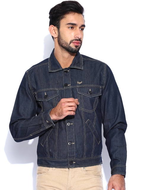 

Flying Machine Navy Denim Jacket, Navy blue