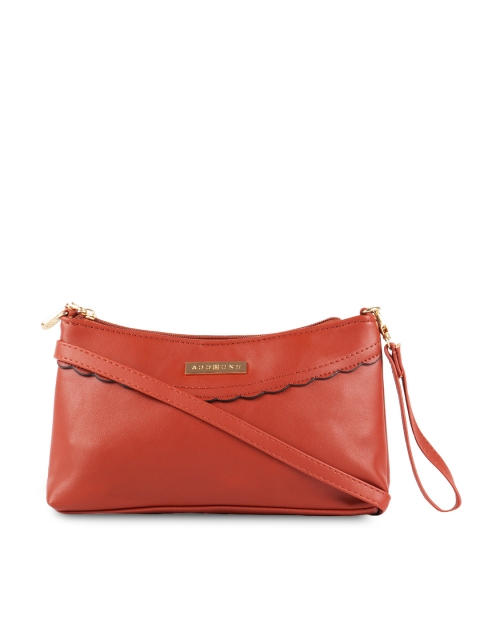 

Addons Tan Brown Solid Sling Bag