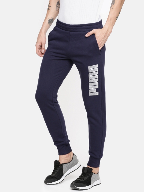 

Puma Men Navy Blue Solid KA Pants FL cl Slim Fit Joggers