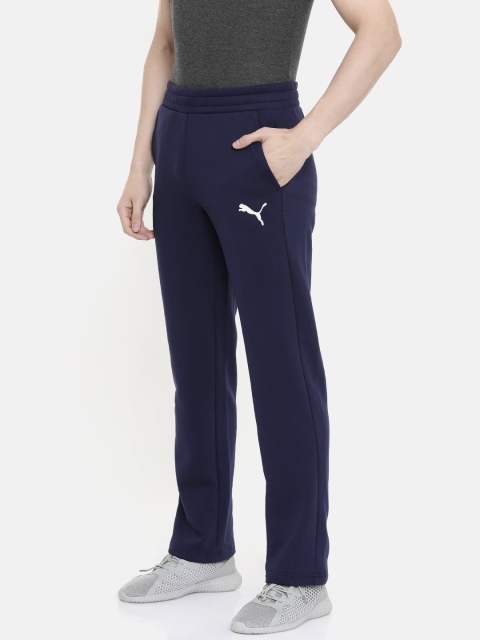 

Puma Men Navy Blue ESS Logo FL op Track Pants