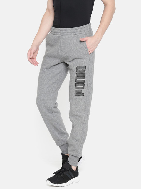 

Puma Men Grey Melange Solid KA Pants FL cl Slim Fit Track Pants