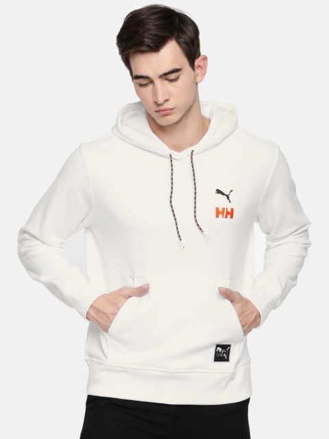 

Puma Men White Printed HH Hoody Sweatshirt