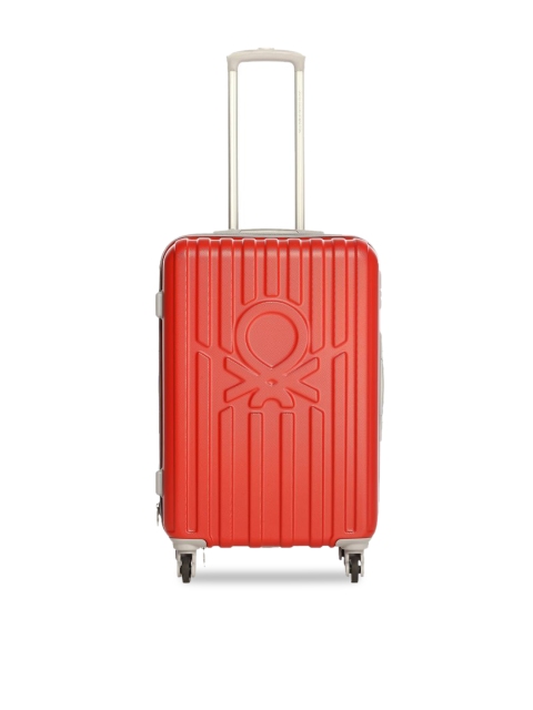 

United Colors of Benetton Unisex Red Solid Trolley Bag