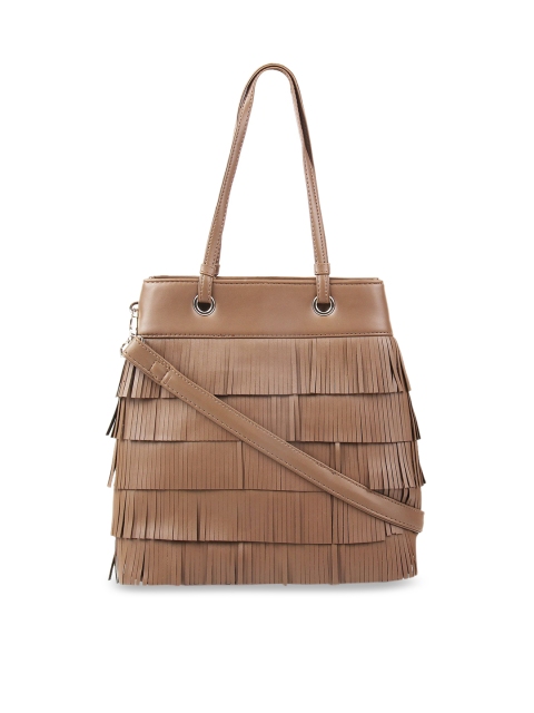 

Toteteca Beige Solid Shoulder Bag