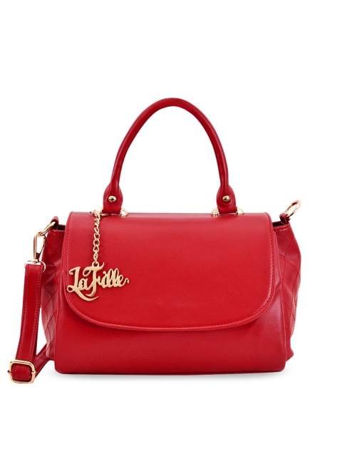 

LaFille Women Maroon Solid Handheld Bag