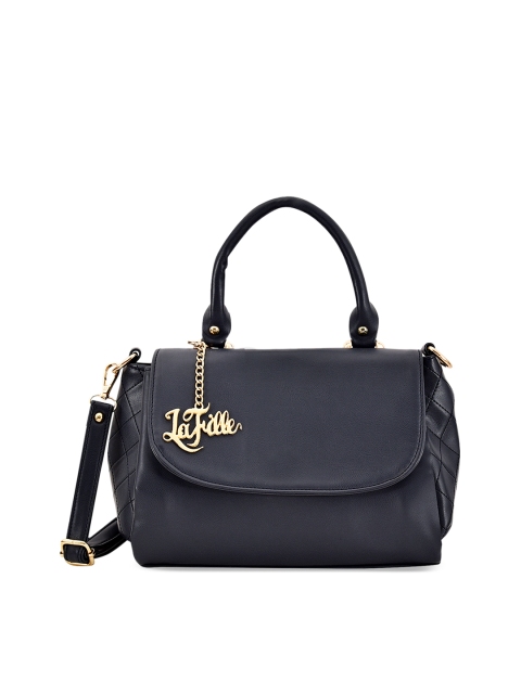 

LaFille Women Blue Solid Handheld Bag