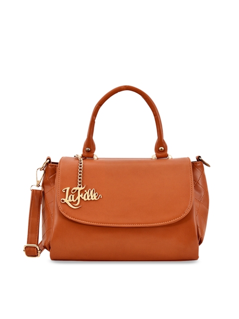 

LaFille Women Tan Brown Solid Handheld Bag