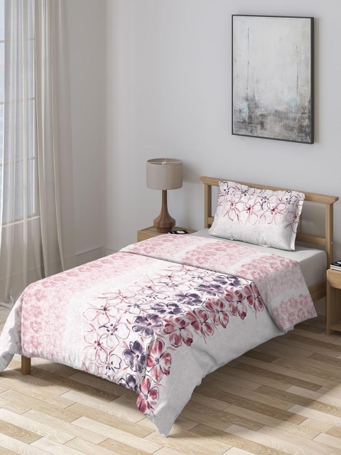 

DDecor Red & Red Floral Summer 150 GSM Single Bed Comforter