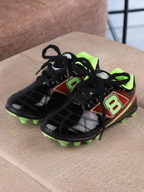 

Walktrendy Kids Black Printed Sneakers