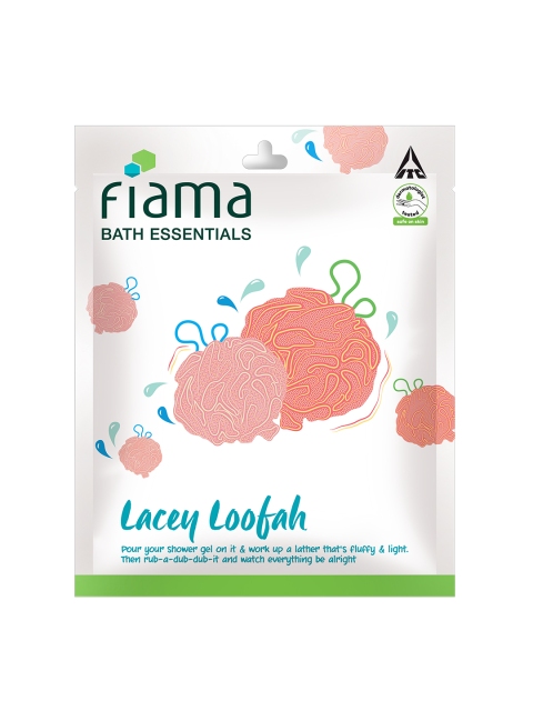 

Fiama Bath Essentials Lacey Loofah, White