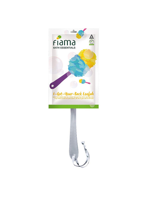 

Fiama Bath Essentials I-Got-Your-Back Loofah, White