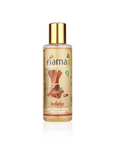 

Fiama Unisex Nourishing Body Oil INDULGE With Kashmiri Almond & Cinnamon - 100 ml, Transparent