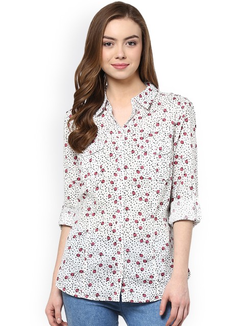 

Hapuka Off-White Printed Shirt