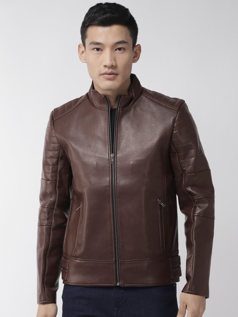 

Fort Collins Men Brown Solid Tailored Jacket