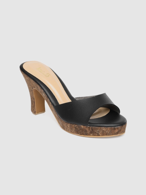 

Inc 5 Women Black Solid Sandals