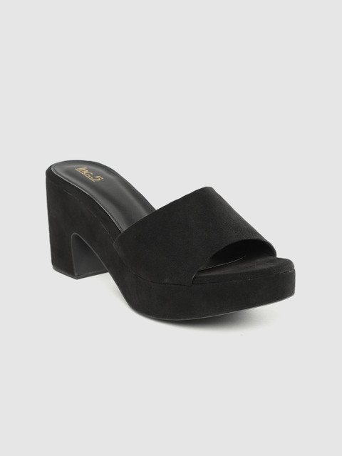 

Inc 5 Women Black Solid Platform Heels