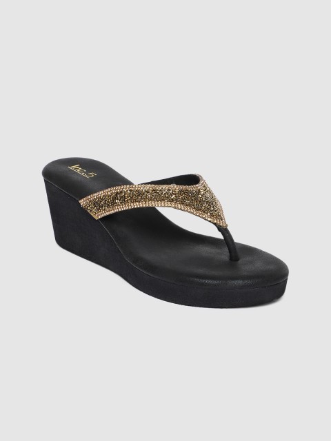 

Inc 5 Women Gold-Toned Embellished Wedges