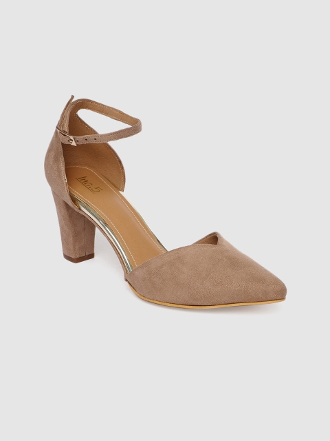 

Inc 5 Women Brown Solid Sandals