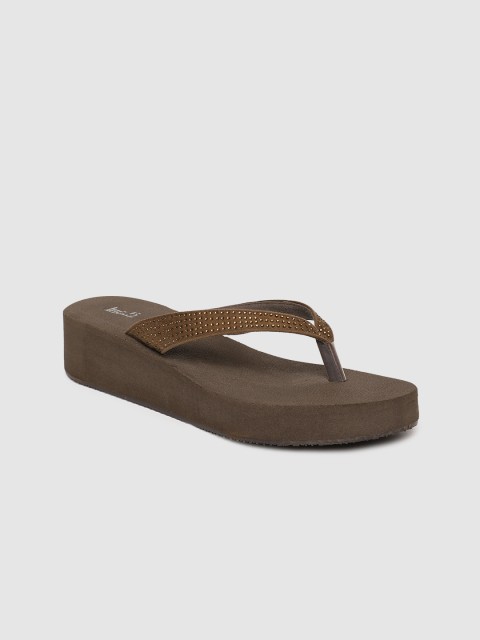 

Inc 5 Women Brown Embellished Sandals