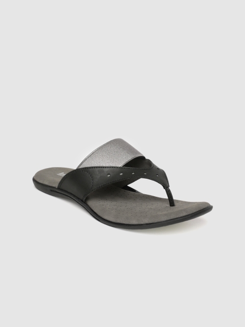 

Inc 5 Women Black Solid Open Toe Flats