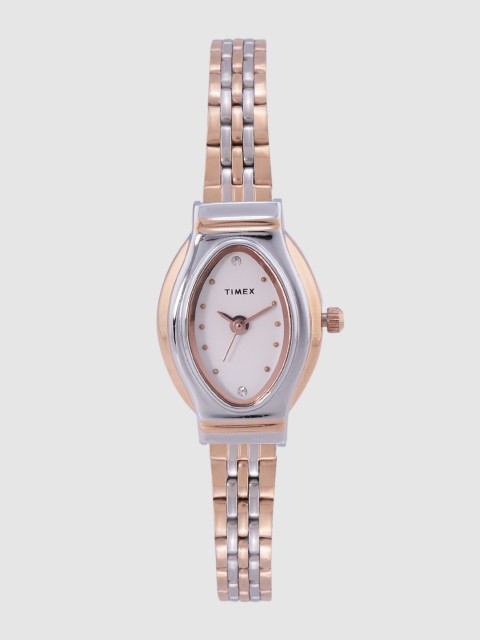 

Timex Women White Analogue Watch TW000JW29