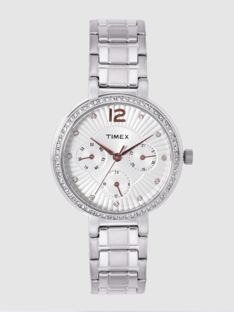 

Timex Women Silver-Toned Analogue Watch TWEL11900