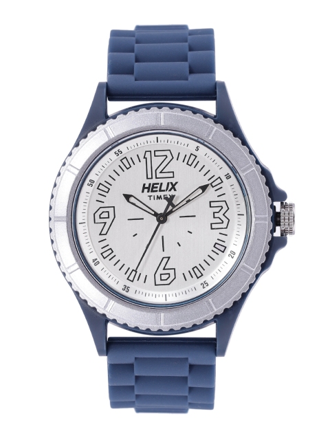 

Timex Men White Dial & Blue Straps Analogue Watch TW033HG08