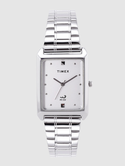 

Timex Men Silver-Toned Analogue Watch TW0TG6900T