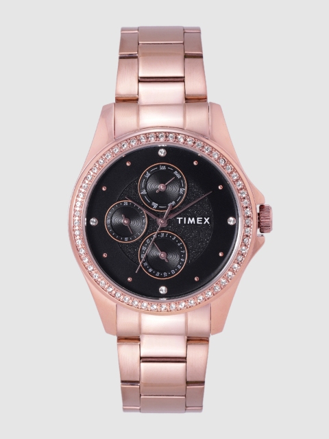 

Timex Women Black Analogue Watch TWEL13004