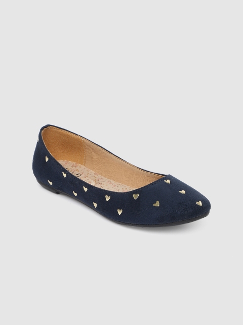 

Inc 5 Women Blue Embellished Ballerinas