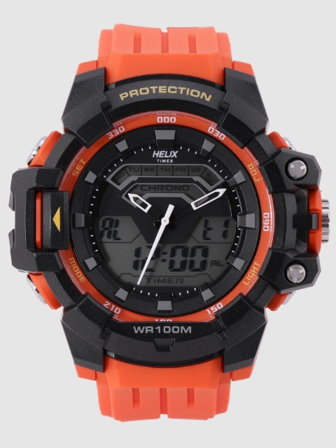 

Helix Men Orange Chronograph Watch TWESK0900T