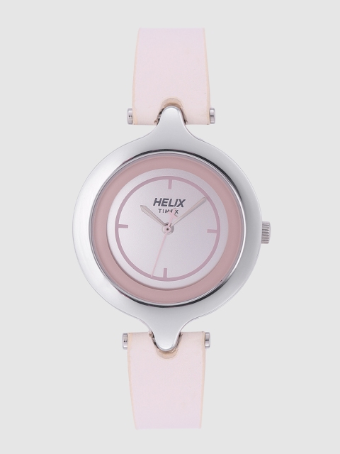 

Helix Women Silver-Toned Analogue Watch TW040HL00