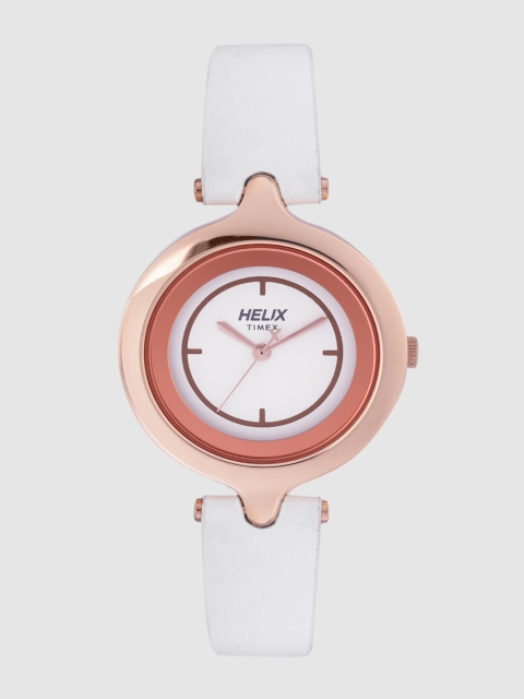 

Helix Women White Analogue Watch TW040HL04