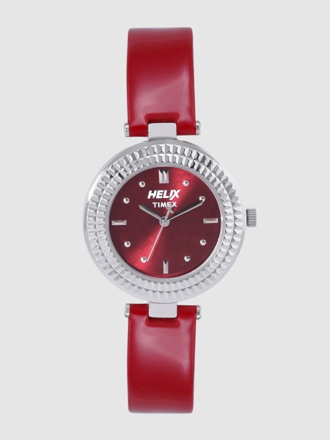

Helix Women Red Analogue Watch TW033HL01