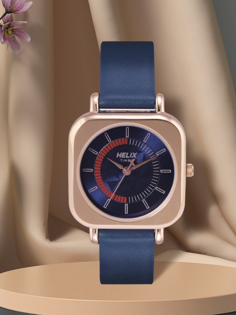 

Helix Women Navy Blue Analogue Watch TW042HL02