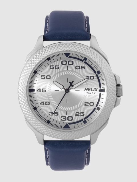 

Helix Men Silver-Toned Textured Analogue Watch TW034HG00